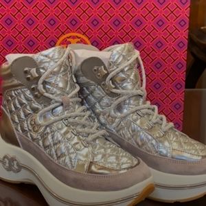 Tory Burch Gemini Link Platform Hiking Boot